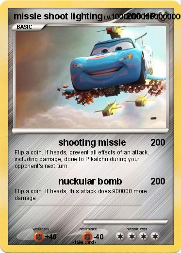 Pokemon missle shoot lighting