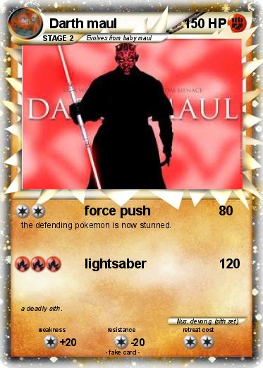 Pokemon Darth maul