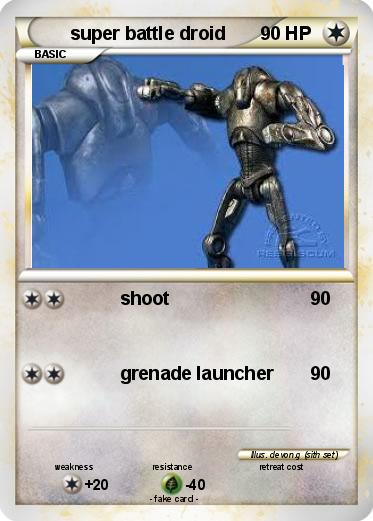 Pokemon super battle droid