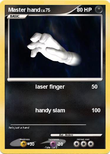 Pokemon Master hand