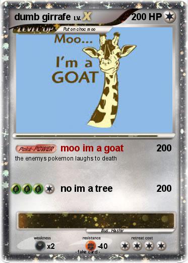 Pokemon dumb girrafe