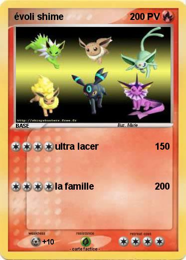 Pokemon évoli shime