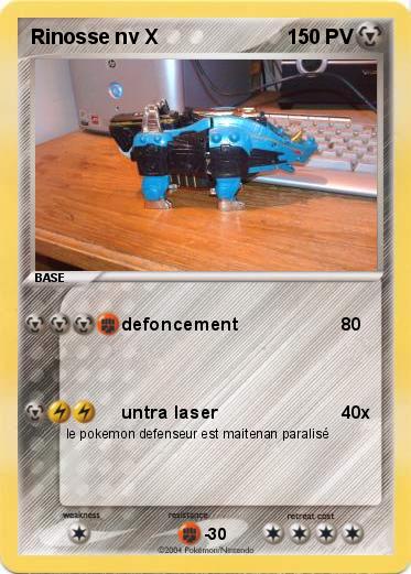 Pokemon Rinosse nv X