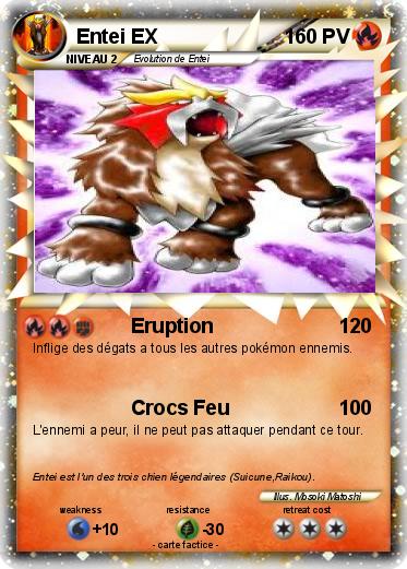 Pokemon Entei EX