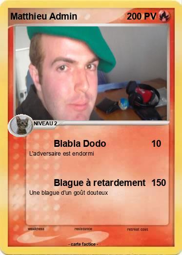 Pokemon Matthieu Admin