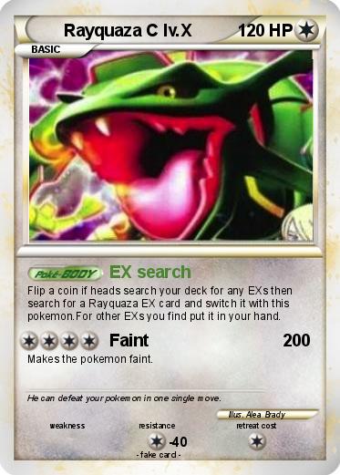 Pokemon Rayquaza C lv.X