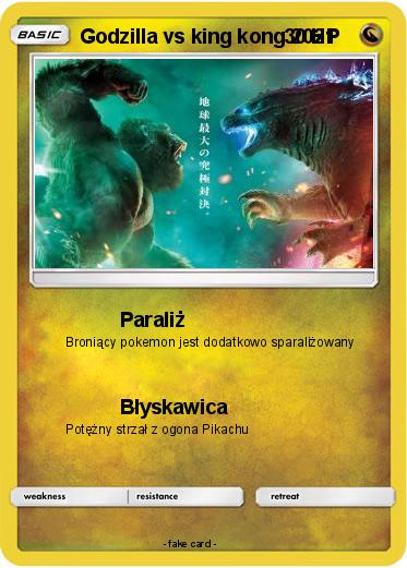 Pokemon Godzilla vs king kong 2021