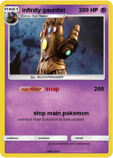Pokemon infinity gauntlet