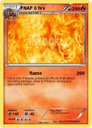 Pokemon FNAF 6 fire