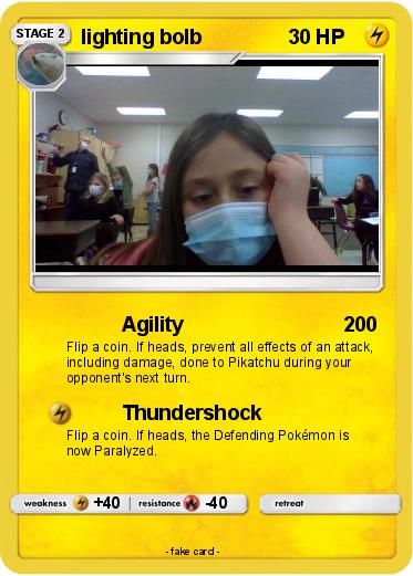 Pokemon lighting bolb