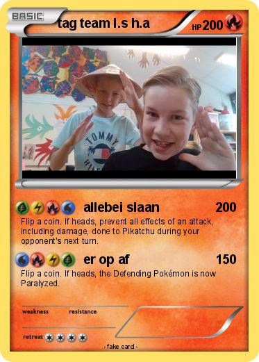 Pokemon tag team l.s h.a