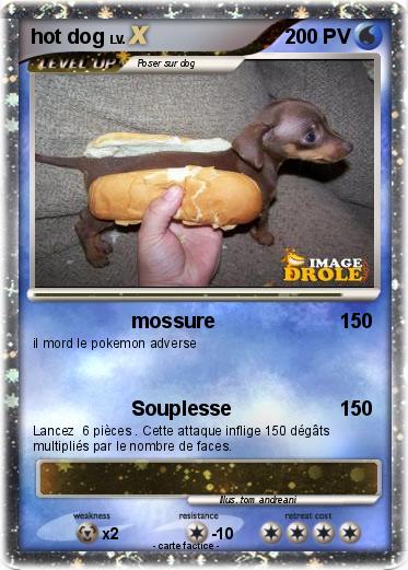 Pokemon hot dog