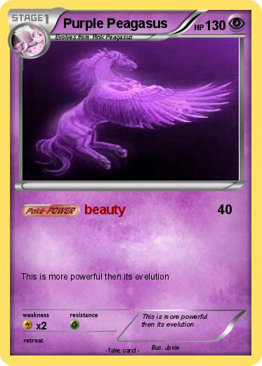 Pokemon Purple Peagasus