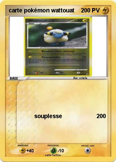 Pokemon carte pokémon wattouat