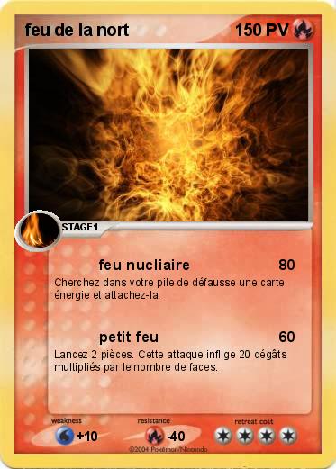 Pokemon feu de la nort