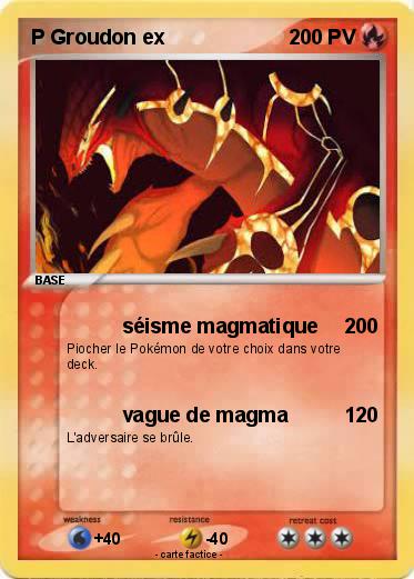 Pokemon P Groudon ex