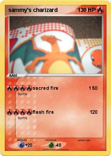 Pokemon sammy's charizard