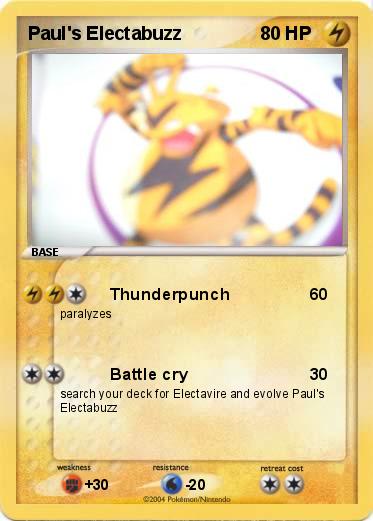 Pokemon Paul's Electabuzz