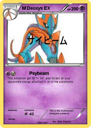 Pokemon M Deoxys EX