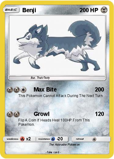 Pokémon Benji 141 141 - Max Bite - My Pokemon Card