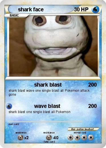 Pokemon shark face