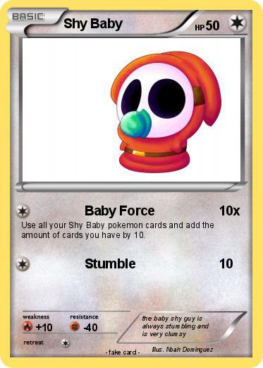 Pokemon Shy Baby