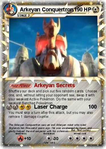 Pokemon Arkeyan Conquertron