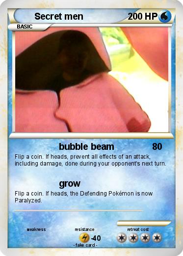 Pokemon Secret men