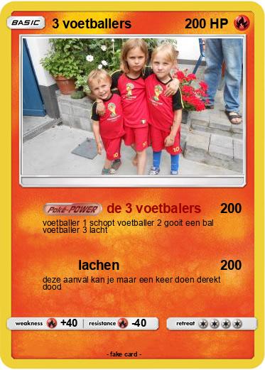 Pokemon 3 voetballers