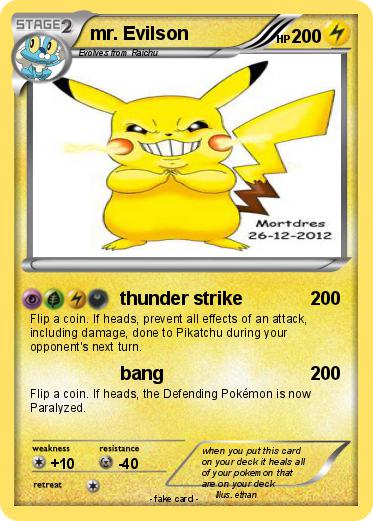 Pokemon mr. Evilson