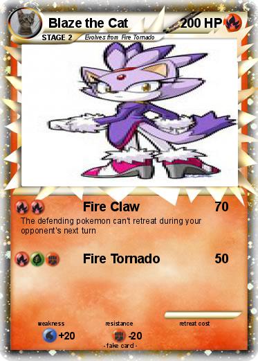 Pokemon Blaze the Cat