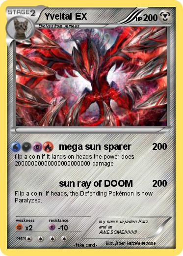 Pokemon Yveltal EX