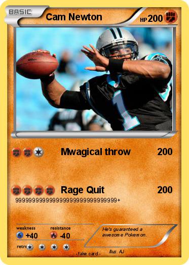Pokemon Cam Newton
