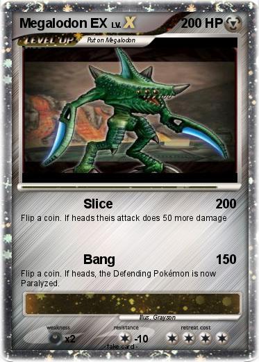 Pokemon Megalodon EX