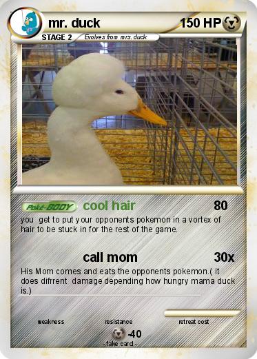 Pokemon mr. duck