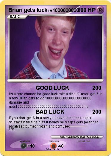 Pokemon Brian gets luck