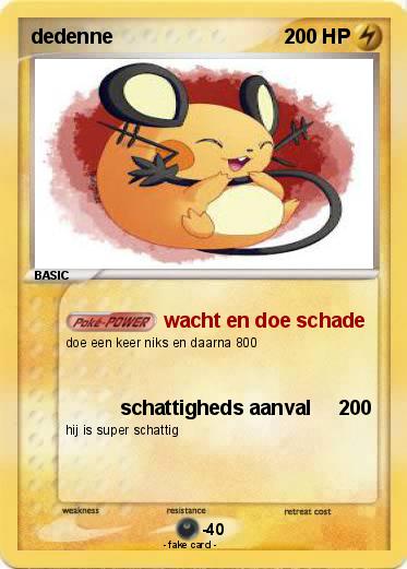 Pokemon dedenne