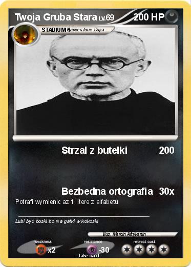 Pokemon Twoja Gruba Stara