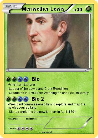 Pokemon Meriwether Lewis