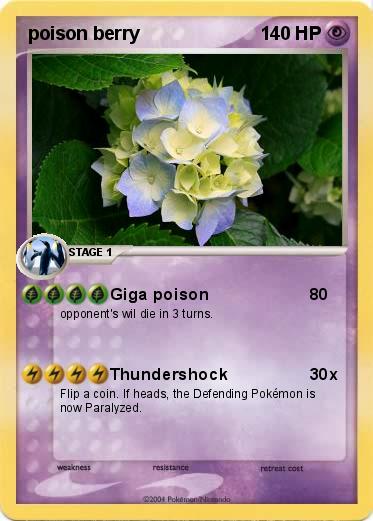 Pokemon poison berry