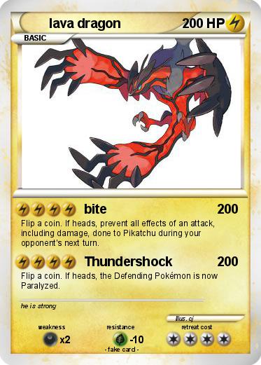 Pokemon lava dragon