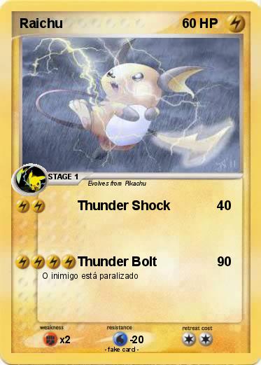 Pokemon Raichu