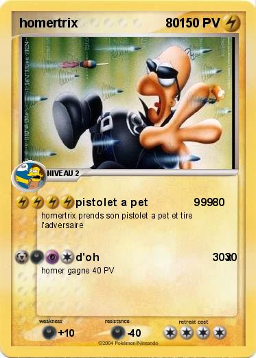 Pokemon homertrix                         80