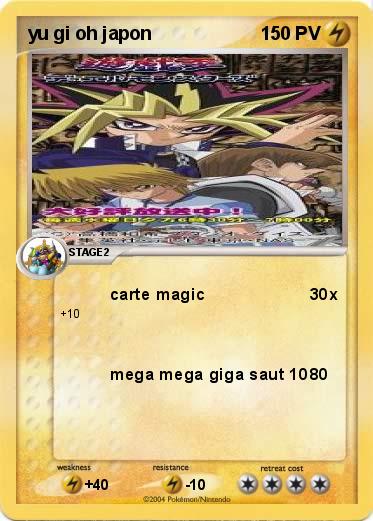 Pokemon yu gi oh japon