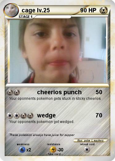 Pokemon cage lv.25