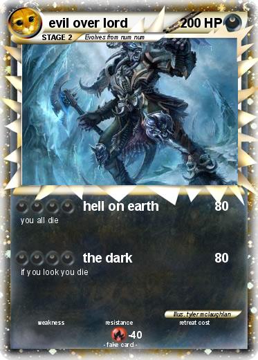 Pokemon evil over lord