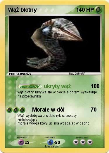 Pokemon Wąż błotny