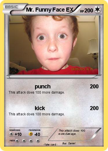 Pokemon Mr. Funny Face EX