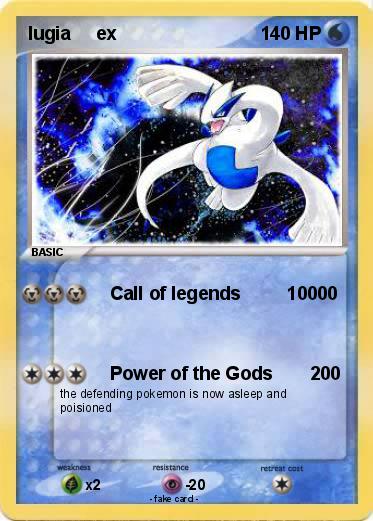 Pokemon lugia     ex
