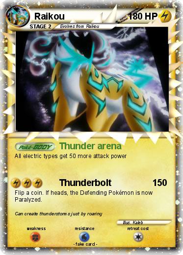 Pokemon Raikou